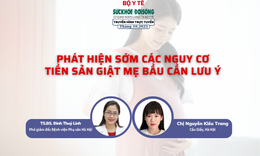 Truyền hình trực tuyến 'Phát hiện sớm các nguy cơ tiền sản giật mẹ bầu cần lưu ý'