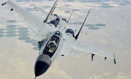 Cuộc chạm tr&#225;n hiếm c&#243; giữa F-35 Anh v&#224; Su-30MKI Nga