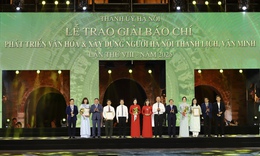 Vinh danh 33 t&#225;c phẩm b&#225;o ch&#237; về ph&#225;t triển văn h&#243;a, x&#226;y dựng người H&#224; Nội thanh lịch, văn minh