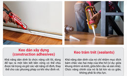 Các loại keo dán xây dựng, giá và lưu ý khi thi công