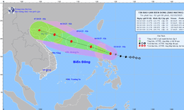 B&#227;o Matmo c&#243; phạm vi ảnh hưởng rất rộng khi v&#224;o Vịnh Bắc Bộ