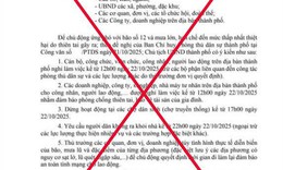 Đà Nẵng bác tin giả cho cán bộ, công chức nghỉ làm, dừng hoạt động chợ vì bão số 12