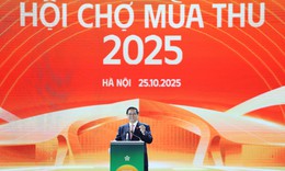 Thủ tướng Phạm Minh Ch&#237;nh dự tổng duyệt chương tr&#236;nh khai mạc Hội chợ M&#249;a Thu 2025