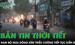 Diễn biến mưa dông kèm triều cường tại Nam Bộ