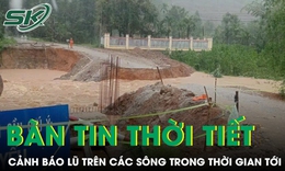 Mưa lớn kéo dài, cảnh báo lũ trên các sông trong thời gian tới
