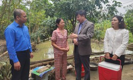 Đo&#224;n Bộ Y tế kiểm tra c&#244;ng t&#225;c ph&#242;ng, chống dịch sau b&#227;o, lũ tại Thanh H&#243;a