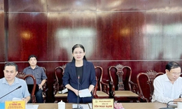 B&#237; thư Tỉnh ủy B&#236;nh Phước l&#224;m việc với Ban Quản l&#253; dự &#225;n c&#225;c c&#244;ng tr&#236;nh điện miền Nam về c&#225;c dự &#225;n truyền tải điện cấp b&#225;ch