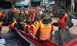 Bộ Quốc ph&#242;ng huy động tối đa lực lượng ứng ph&#243; lũ đặc biệt lớn tại Kh&#225;nh H&#242;a, Đắk Lắk, Gia Lai