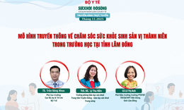 Truyền h&#236;nh trực tuyến: M&#244; h&#236;nh truyền th&#244;ng về chăm s&#243;c sức khỏe sinh sản vị th&#224;nh ni&#234;n trong trường học tại tỉnh L&#226;m Đồng