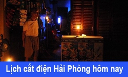 Tra cứu lịch cắt điện Hải Ph&#242;ng h&#244;m nay Thứ 5 ng&#224;y 6/11/2025