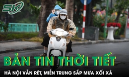H&#224; Nội vẫn r&#233;t, miền Trung sắp mưa xối xả