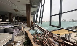 B&#227;o số 13 g&#226;y gi&#243; lớn c&#243; thể l&#224;m đổ nh&#224;, vỡ cửa k&#237;nh nh&#224; cao tầng