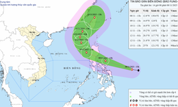 Đường đi của b&#227;o Fung Wong (b&#227;o số 14) khi v&#224;o Biển Đ&#244;ng những ng&#224;y tới
