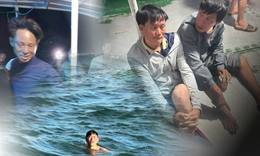 3 người tr&#244;i dạt 2 ng&#224;y tr&#234;n biển: Khoảnh khắc &#39;sinh tử&#39; giữa b&#227;o tố