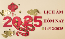 Lịch âm 14/12 - Âm lịch hôm nay 14/12 - Lịch vạn niên ngày 14/12/2025