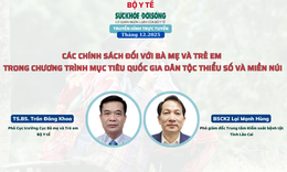 Truyền hình trực tuyến 'Các chính sách đối với bà mẹ và trẻ em trong Chương trình MTQG DTTS và miền núi'