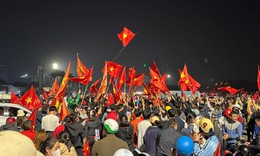 Không khí ăn mừng U22 Việt Nam giành HCV SEA Games 33 rộn ràng khắp cả nước