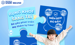 Hành trang dinh dưỡng giúp bé thông minh, khỏe bụng và ít ốm vặt