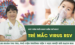 [LIVE] Trẻ mắc virus hợp bào hô hấp (RSV) gây viêm phổi nguy hiểm thế nào?