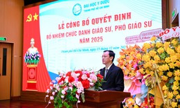 Thứ trưởng Nguyễn Tri Thức được bổ nhiệm chức danh phó giáo sư