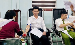 Thu gần 400 đơn vị máu trong ngày hội hiến máu ở thượng nguồn sông Gianh