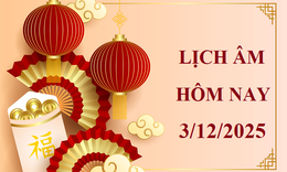 Lịch &#226;m 3/12 - &#194;m lịch h&#244;m nay 3/12 - Lịch vạn ni&#234;n ng&#224;y 3/12/2025