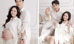 MC Thùy Linh lần đầu khoe bụng bầu bên chồng kém 5 tuổi