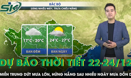 Thời tiết 22-24/12: Miền Trung dứt mưa lớn, hửng nắng sau nhiều ngày mưa dồn dập