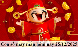 Con số may mắn hôm nay 25/12 - số cát lành - số tài lộc 12 con giáp