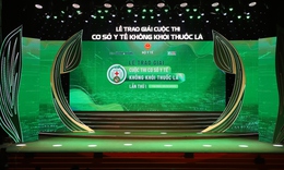 Sáng nay trao giải Cuộc thi 'Cơ sở y tế không khói thuốc lá' lần thứ I