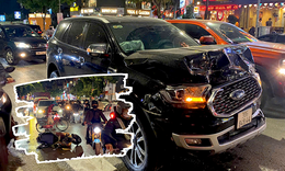 Hà Nội: Tai nạn giao thông liên hoàn, 2 người bị thương