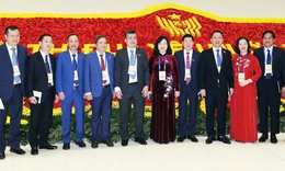 Bộ trưởng Đào Hồng Lan cùng 29 đại biểu đoàn Bộ Y tế dự Đại hội Thi đua yêu nước toàn quốc lần thứ XI