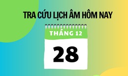 Lịch âm 28/12 - Âm lịch hôm nay 28/12 - Lịch vạn niên ngày 28/12/2025