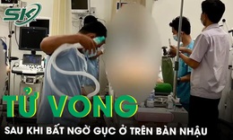 Người đ&#224;n &#244;ng tử vong khi bất ngờ gục tr&#234;n b&#224;n nhậu