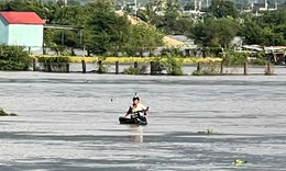 Hồ L&#242;ng S&#244;ng xả lũ, hơn 1.000 căn nh&#224; ở L&#226;m Đồng bị ngập s&#226;u