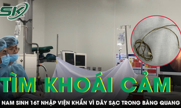 Bắt chước video mạng, nam sinh 16 tuổi phải phẫu thuật khẩn v&#236; d&#226;y sạc trong b&#224;ng quang