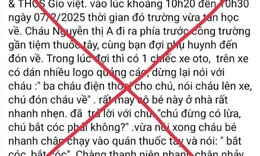 B&#225;c th&#244;ng tin học sinh lớp 4 bị d&#224;n cảnh để bắt c&#243;c khi tan học