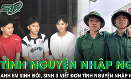 Chuyện về những anh em sinh đ&#244;i, sinh ba viết đơn t&#236;nh nguyện nhập ngũ năm 2025