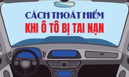 C&#225;ch tho&#225;t hiểm khi &#244; t&#244; bị tai nạn