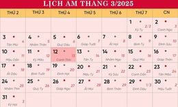 Lịch &#226;m 12/3 - &#194;m lịch h&#244;m nay 12/3 - Lịch vạn ni&#234;n ng&#224;y 12/3/2025