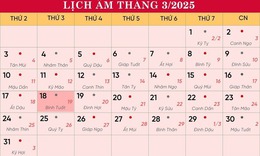 Lịch &#226;m 18/3 - &#194;m lịch h&#244;m nay 18/3 - Lịch vạn ni&#234;n ng&#224;y 18/3/2025