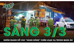 S&#225;ng 3/3: 4 thanh ni&#234;n đang nhậu bất ngờ bị giang hồ lao v&#224;o ch&#233;m