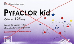 Vi phạm ở mức độ 3, thuốc Cốm pha hỗn dịch uống Pyfaclor Kid bị thu hồi 3 lô toàn quốc