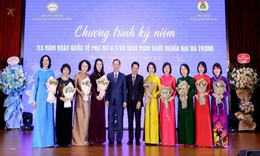 Công đoàn NHVN kỷ niệm 115 năm ngày Quốc tế Phụ nữ 8/3 và 1985 năm khởi nghĩa Hai Bà Trưng