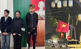 Xử lý 3 thanh thiếu niên có hành vi rút cây cắm cờ và để lá cờ Tổ quốc dưới đường