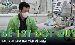 Sau khi l&#224;m b&#224;i tập về nh&#224;, b&#233; trai 12 tuổi bất ngờ đột quỵ 