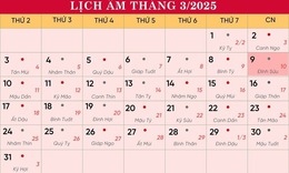 Lịch &#226;m 9/3 - &#194;m lịch h&#244;m nay 9/3 - Lịch vạn ni&#234;n ng&#224;y 9/3/2025