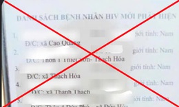 Thực hư danh sách người nhiễm HIV lan truyền trên mạng xã hội