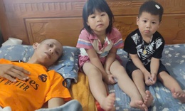 Xót thương gia cảnh chồng chống chọi bệnh nặng, người vợ trẻ xin từng đồng cứu chồng