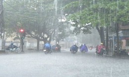 Chiều nay Hà Nội mưa dông